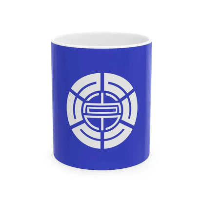 Flag of Tokoro Hokkaido 1950-2006 (Japan) White Coffee Mug 11oz - Go Mug Yourself