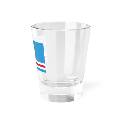 Flag of Toktogul District (Kyrgyzstan) Shot Glass 1.5oz - Go Mug Yourself