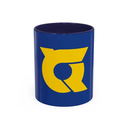 Flag of Tokushima Prefecture Japan - Accent Coffee Mug 11oz Navy - Go Mug Yourself