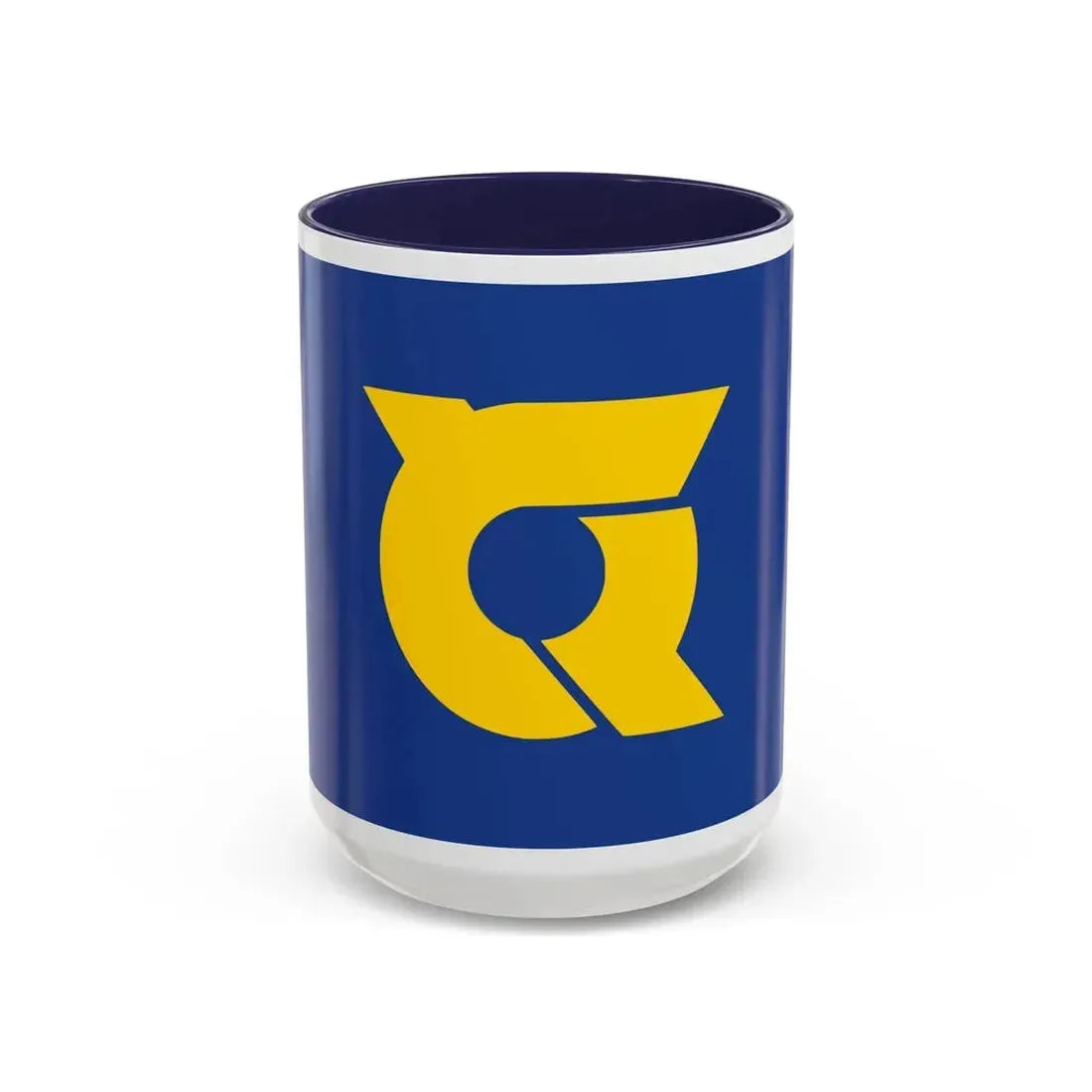 Flag of Tokushima Prefecture Japan - Accent Coffee Mug 15oz Navy - Go Mug Yourself