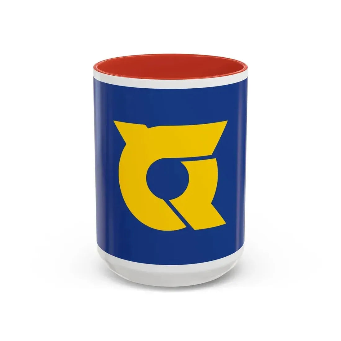 Flag of Tokushima Prefecture Japan - Accent Coffee Mug 15oz Red - Go Mug Yourself