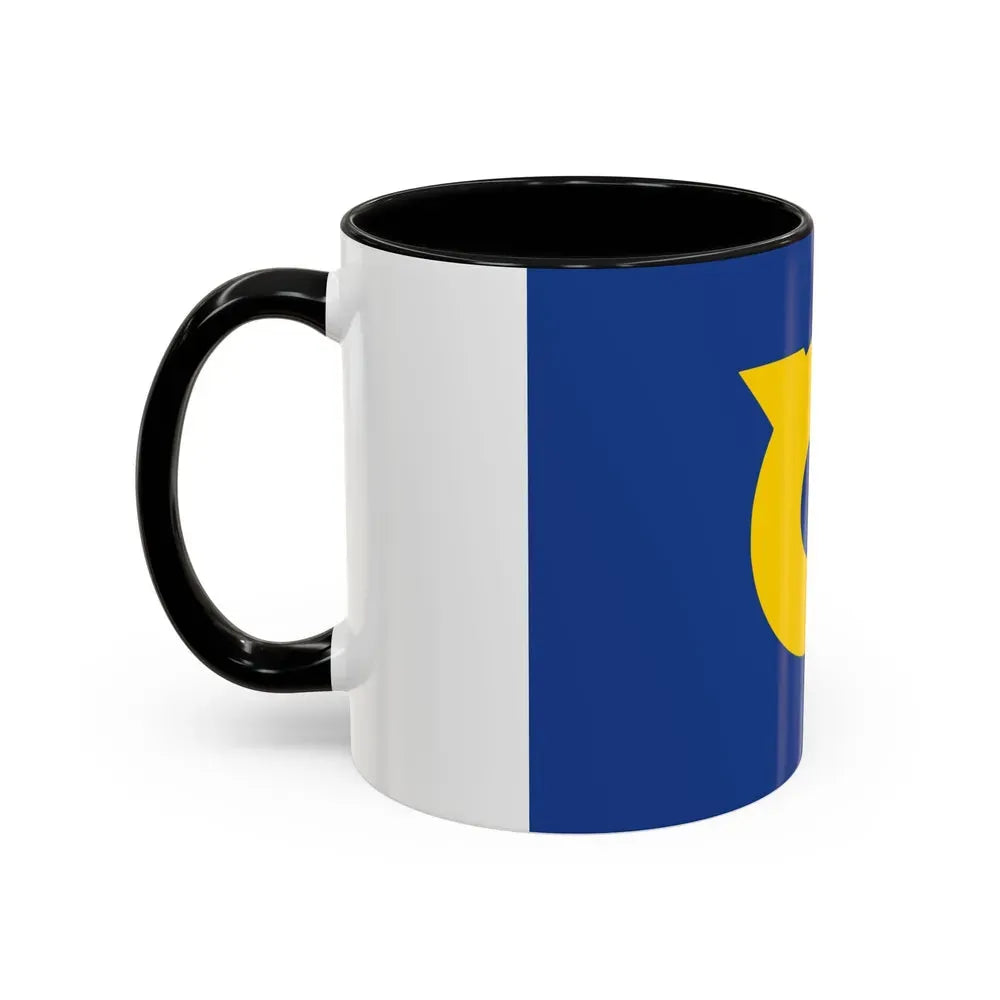Flag of Tokushima Prefecture Japan - Accent Coffee Mug - Go Mug Yourself