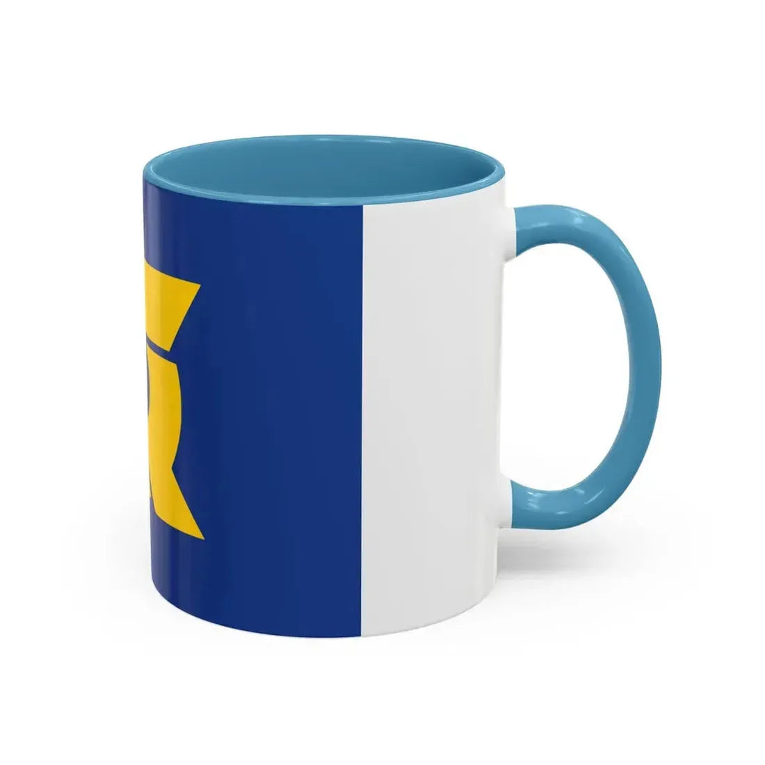 Flag of Tokushima Prefecture Japan - Accent Coffee Mug - Go Mug Yourself
