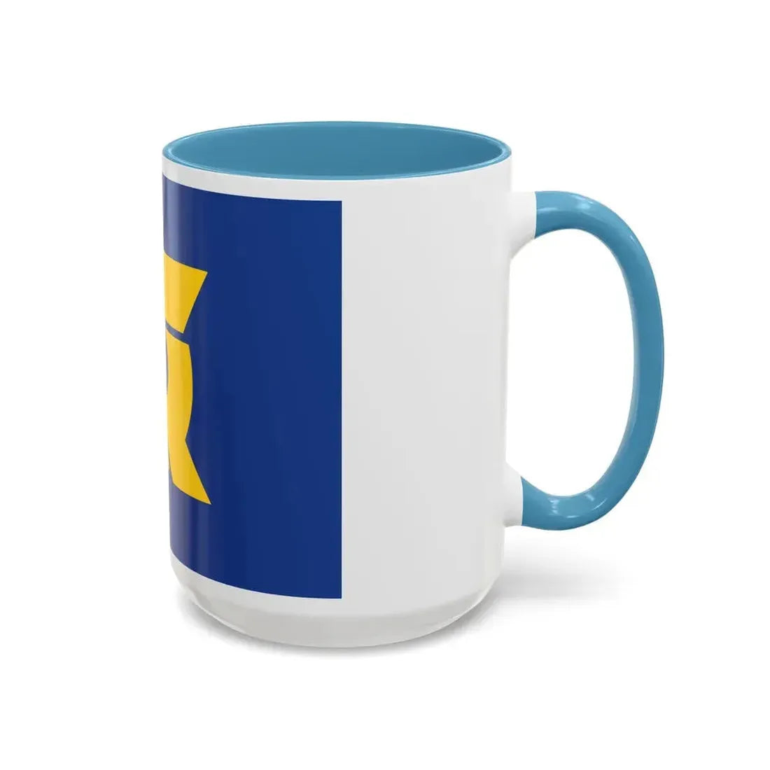 Flag of Tokushima Prefecture Japan - Accent Coffee Mug - Go Mug Yourself