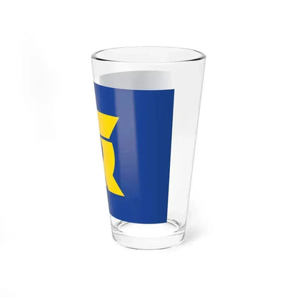 Flag of Tokushima Prefecture Japan - Pint Glass 16oz - Go Mug Yourself