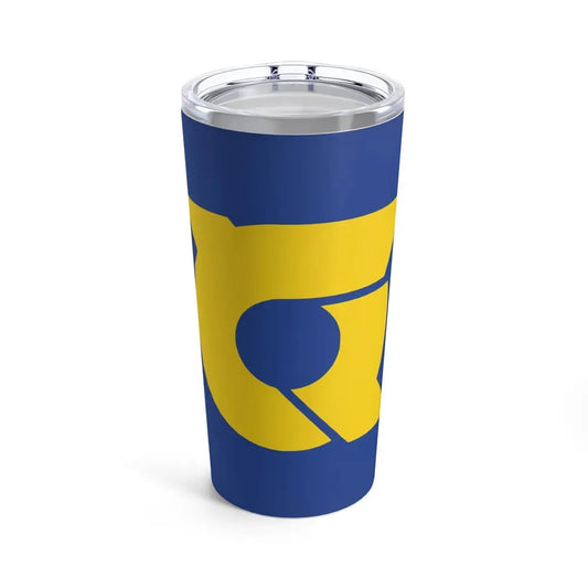 Flag of Tokushima Prefecture Japan - Tumbler 20oz 20oz - Go Mug Yourself