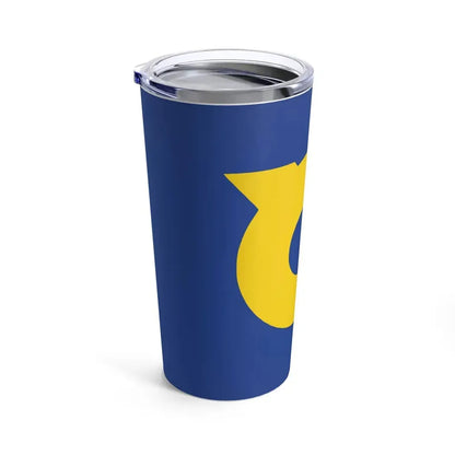 Flag of Tokushima Prefecture Japan - Tumbler 20oz - Go Mug Yourself