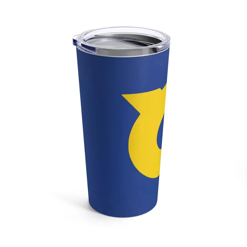Flag of Tokushima Prefecture Japan - Tumbler 20oz - Go Mug Yourself