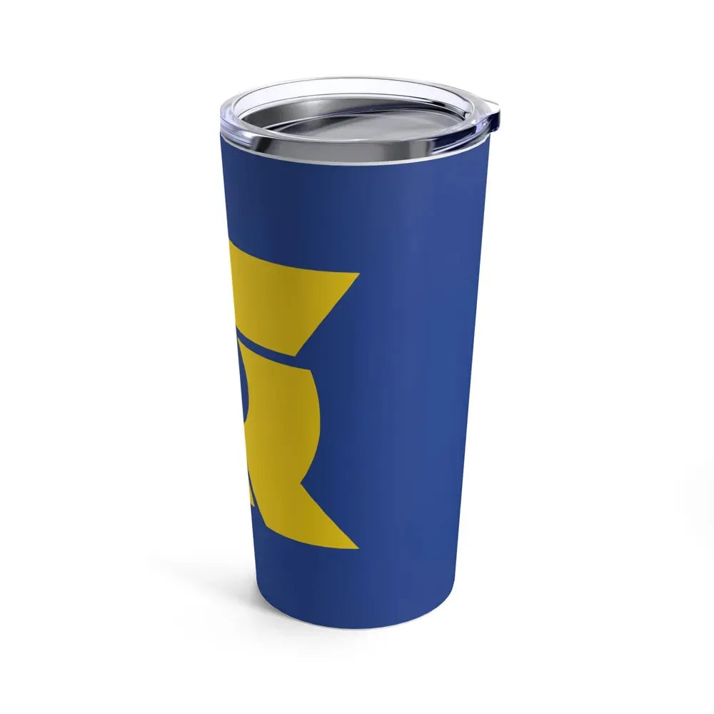 Flag of Tokushima Prefecture Japan - Tumbler 20oz - Go Mug Yourself