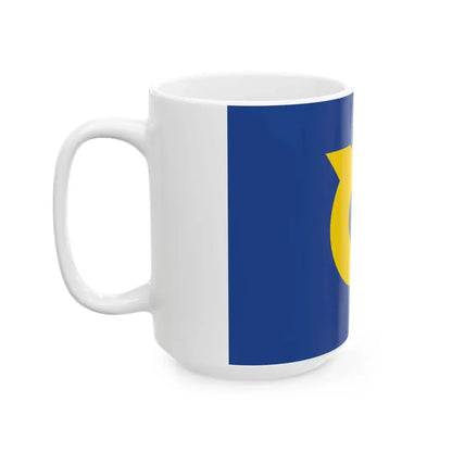 Flag of Tokushima Prefecture (Japan) White Coffee Mug - Go Mug Yourself