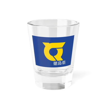 Flag of Tokushima Prefecture variant (Japan) Shot Glass 1.5oz 1.5oz - Go Mug Yourself