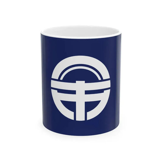 Flag of Tokushima Tokushima (Japan) White Coffee Mug 11oz - Go Mug Yourself
