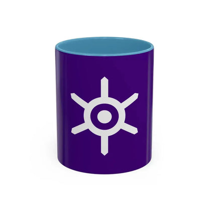 Flag of Tokyo Metropolis Japan - Accent Coffee Mug 11oz Light Blue - Go Mug Yourself