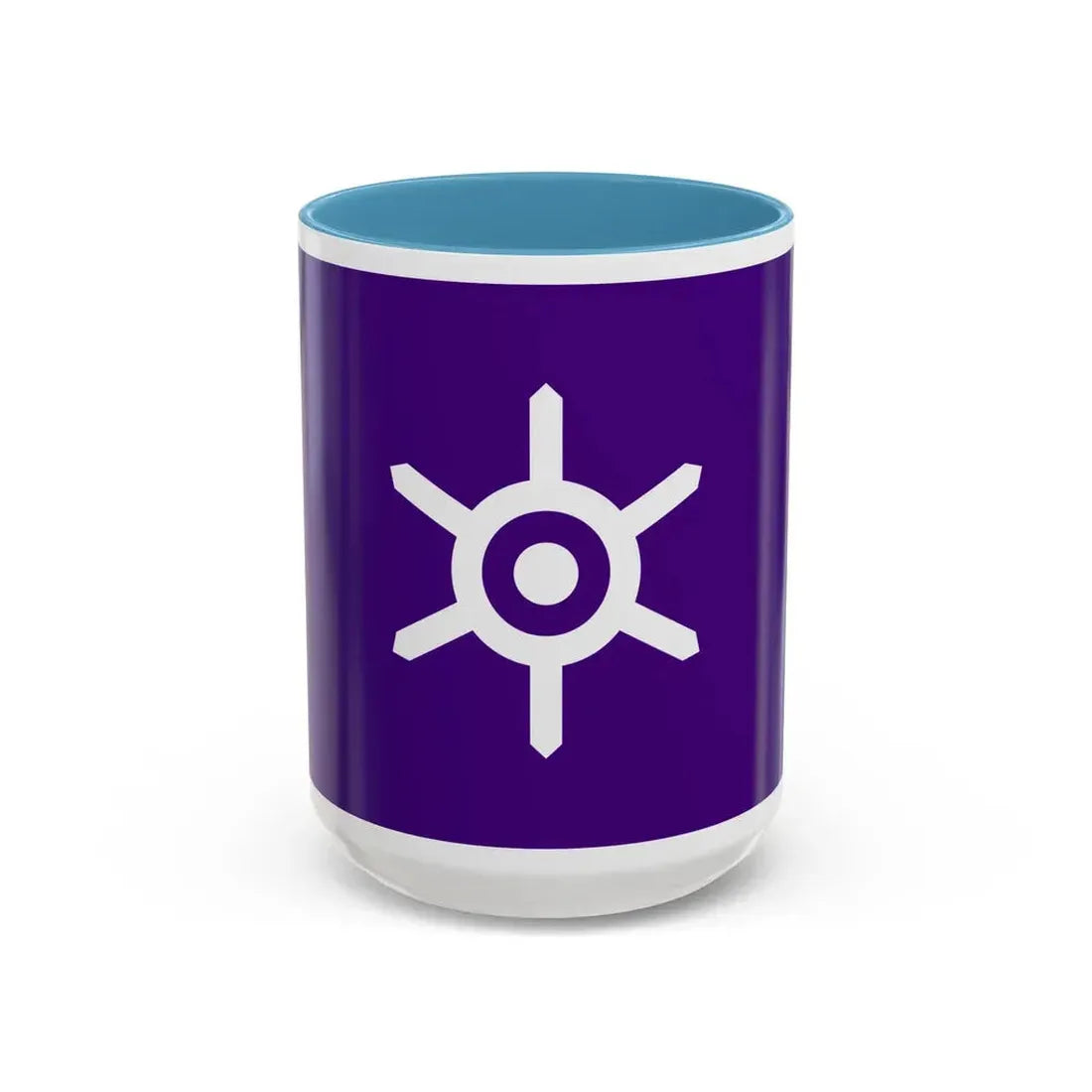 Flag of Tokyo Metropolis Japan - Accent Coffee Mug 15oz Light Blue - Go Mug Yourself