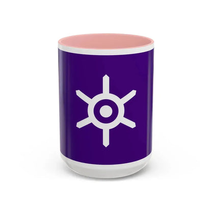 Flag of Tokyo Metropolis Japan - Accent Coffee Mug 15oz Pink - Go Mug Yourself
