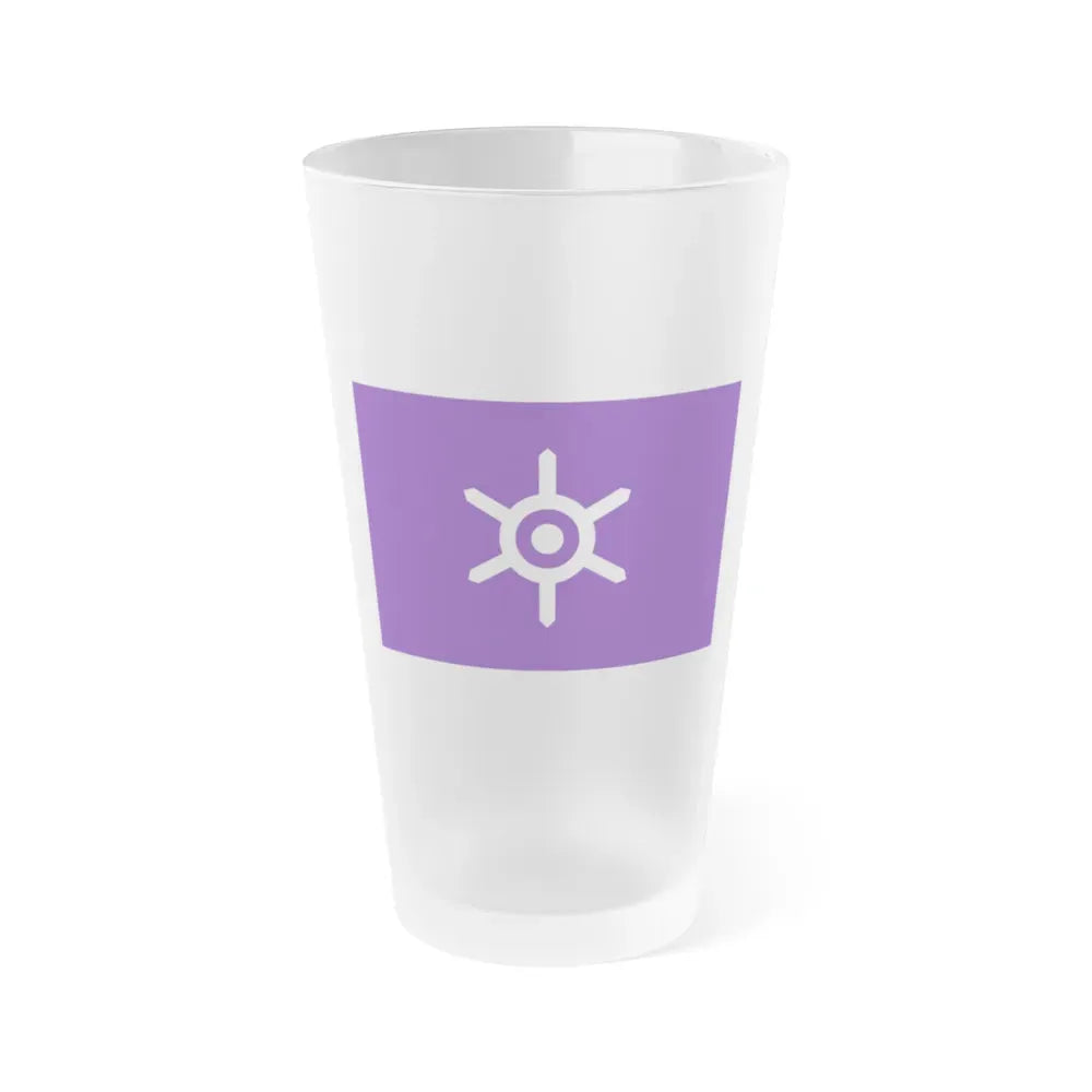 Flag of Tokyo Metropolis Japan - Frosted Pint Glass 16oz 16oz Frosted - Go Mug Yourself