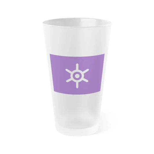 Flag of Tokyo Metropolis Japan - Frosted Pint Glass 16oz 16oz Frosted - Go Mug Yourself