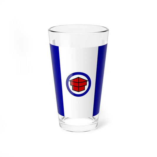 Flag of Toledo Ohio 1909-1994 (United States) Pint Glass 16oz 16oz - Go Mug Yourself