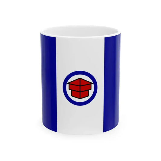 Flag of Toledo Ohio 1909-1994 (United States) White Coffee Mug 11oz - Go Mug Yourself