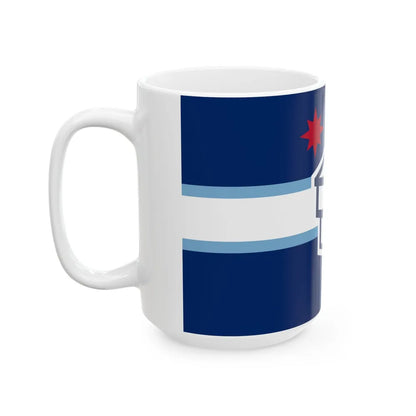 Flag of Toledo Ohio 2025 (United States) White Coffee Mug - Go Mug Yourself