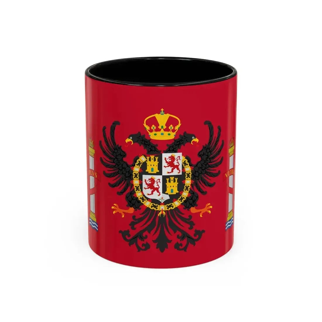 Flag of Toledo Spain - Accent Coffee Mug 11oz Black - Go Mug Yourself