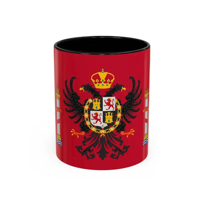 Flag of Toledo Spain - Accent Coffee Mug 11oz Black - Go Mug Yourself