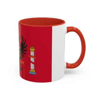 Flag of Toledo Spain - Accent Coffee Mug - Go Mug Yourself