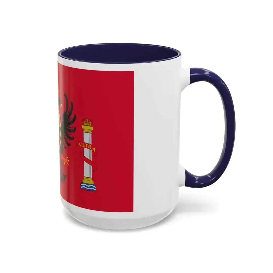 Flag of Toledo Spain - Accent Coffee Mug - Go Mug Yourself