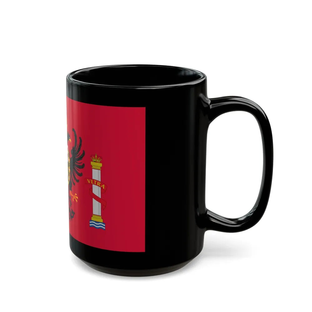 Flag of Toledo Spain - Black Coffee Mug-Go Mug Yourself