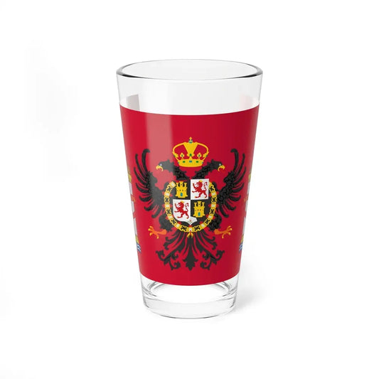 Flag of Toledo Spain - Pint Glass 16oz 16oz - Go Mug Yourself