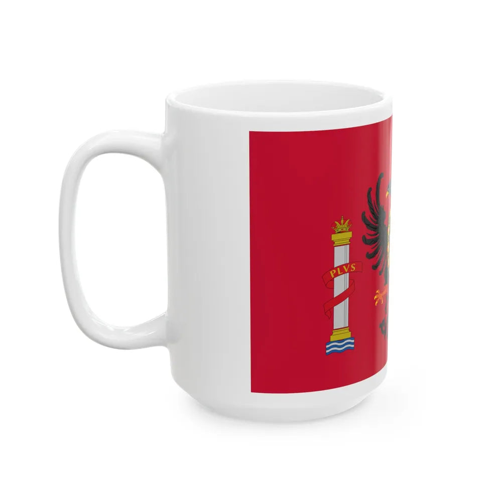 Flag of Toledo Spain - White Coffee Mug-Go Mug Yourself