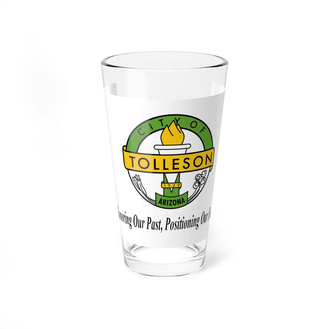 Flag of Tolleson Arizona (United States) Pint Glass 16oz 16oz - Go Mug Yourself