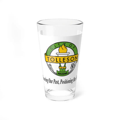 Flag of Tolleson Arizona (United States) Pint Glass 16oz 16oz - Go Mug Yourself