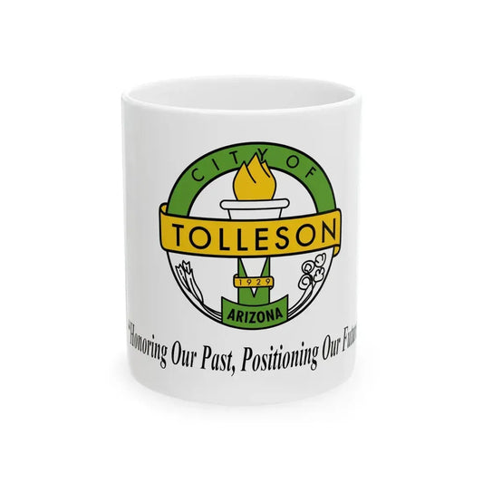 Flag of Tolleson Arizona (United States) White Coffee Mug 11oz - Go Mug Yourself