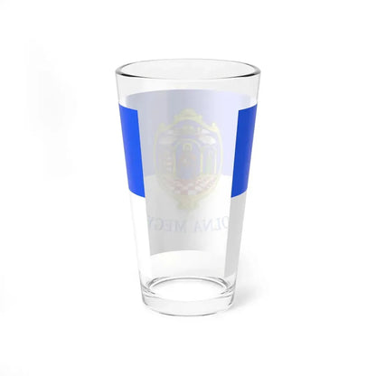 Flag of Tolna County Hungary - Pint Glass 16oz - Go Mug Yourself