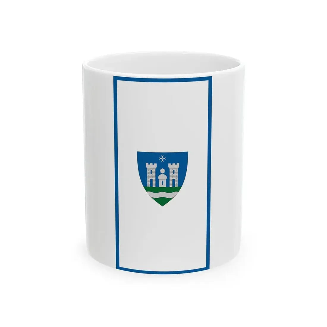 Flag of Tolna vertical (Hungary) White Coffee Mug 11oz - Go Mug Yourself