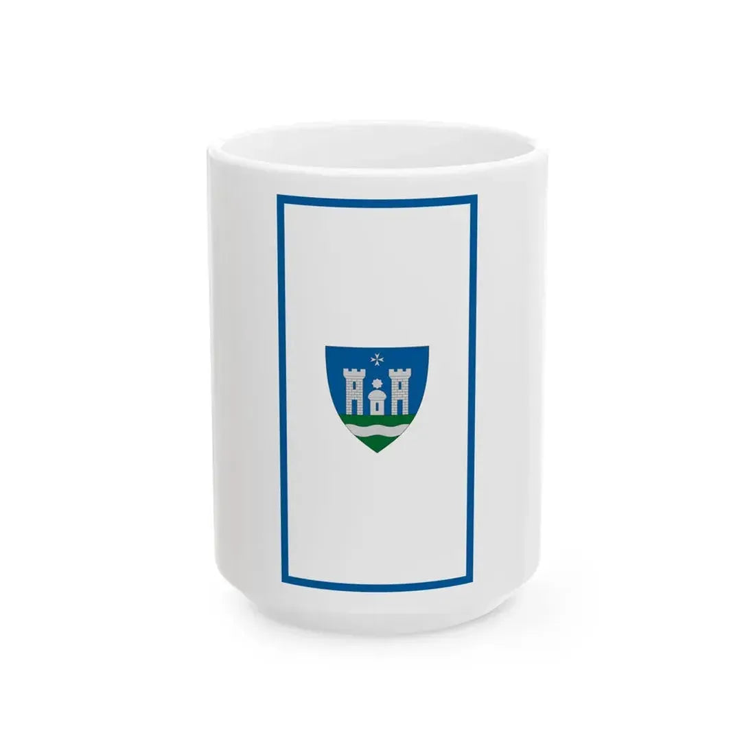 Flag of Tolna vertical (Hungary) White Coffee Mug 15oz - Go Mug Yourself