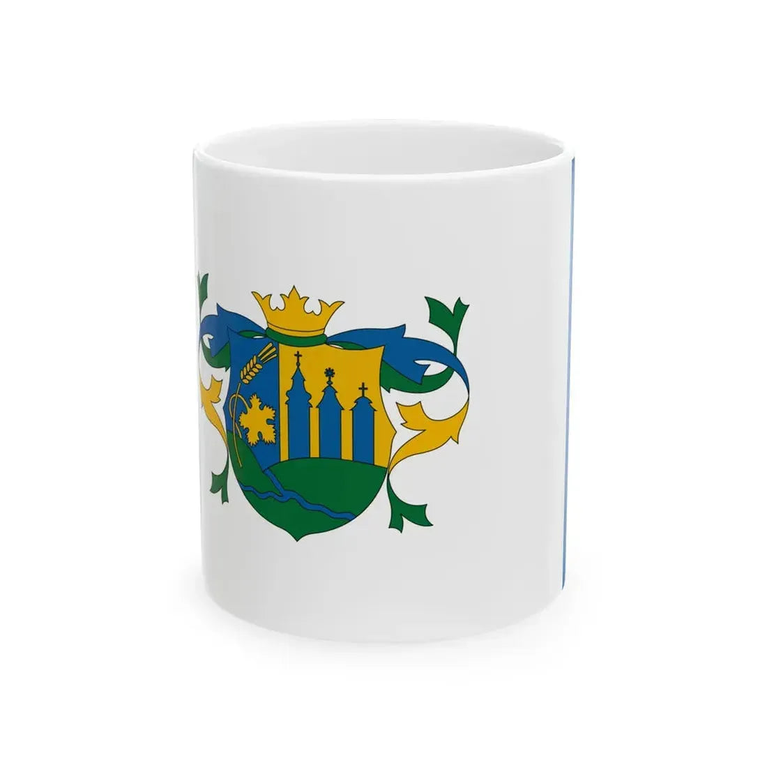 Flag of Tolnanemedi (Hungary) White Coffee Mug 11oz - Go Mug Yourself