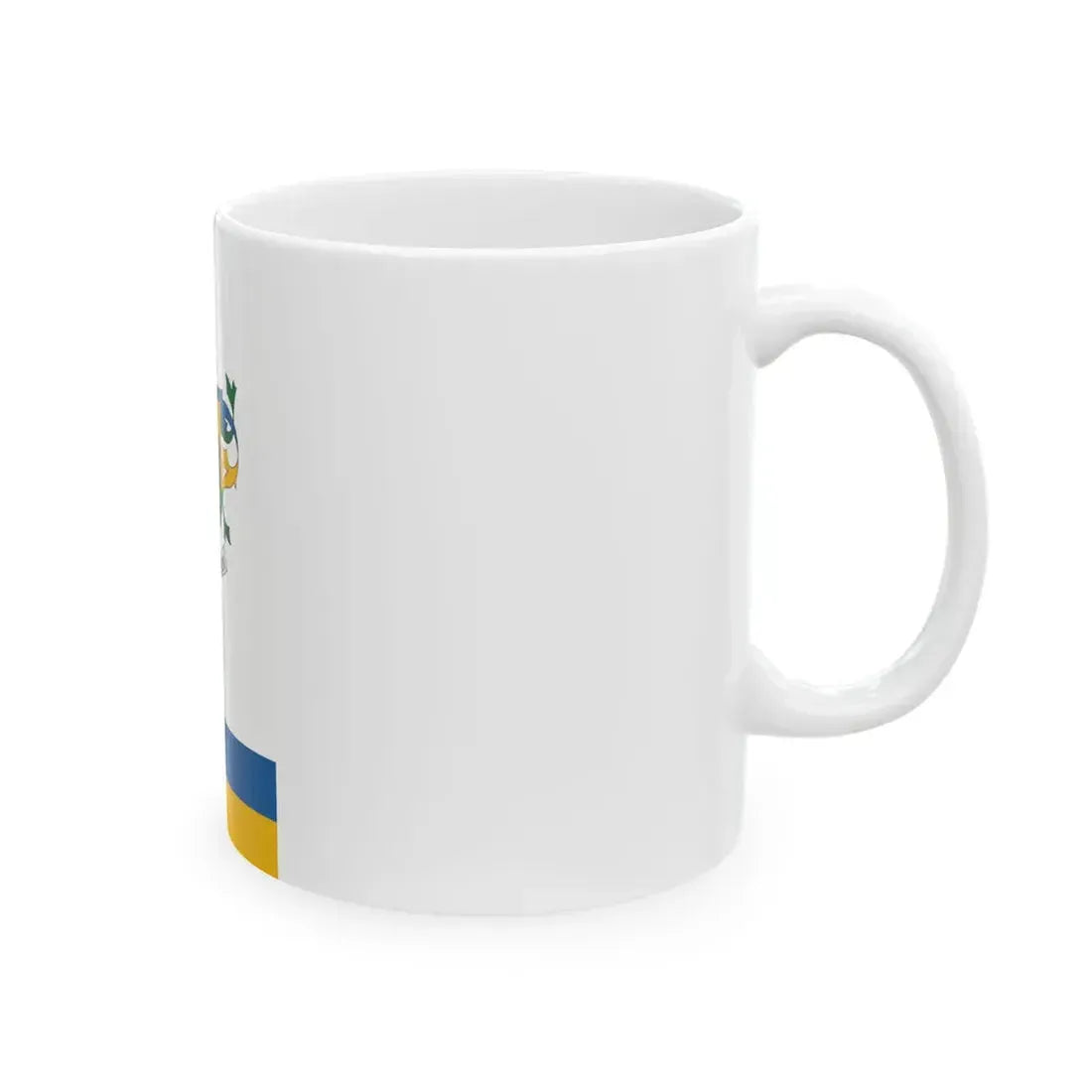 Flag of Tolnanemedi vertical (Hungary) White Coffee Mug - Go Mug Yourself