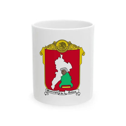 Flag of Toluca Mexico (Mexico) White Coffee Mug 11oz - Go Mug Yourself