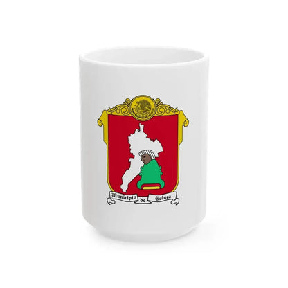 Flag of Toluca Mexico (Mexico) White Coffee Mug 15oz - Go Mug Yourself