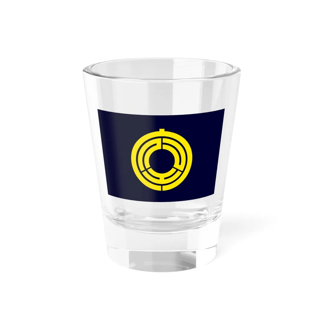 Flag of Tomamae Hokkaido (Japan) Shot Glass 1.5oz 1.5oz - Go Mug Yourself