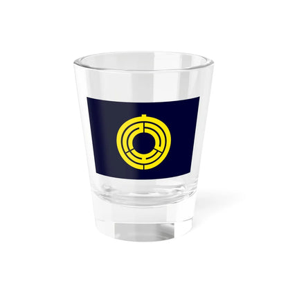 Flag of Tomamae Hokkaido (Japan) Shot Glass 1.5oz 1.5oz - Go Mug Yourself