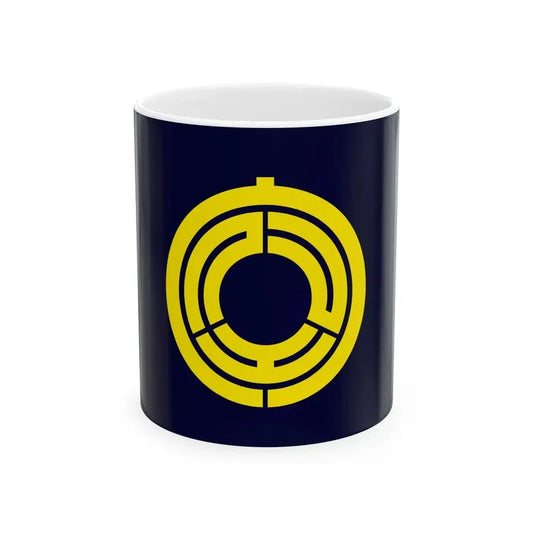 Flag of Tomamae Hokkaido (Japan) White Coffee Mug 11oz - Go Mug Yourself