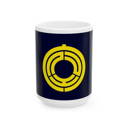 Flag of Tomamae Hokkaido (Japan) White Coffee Mug 15oz - Go Mug Yourself