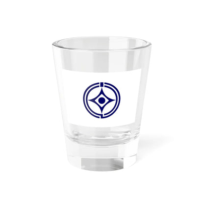 Flag of Tomari Hokkaido (Japan) Shot Glass 1.5oz 1.5oz - Go Mug Yourself