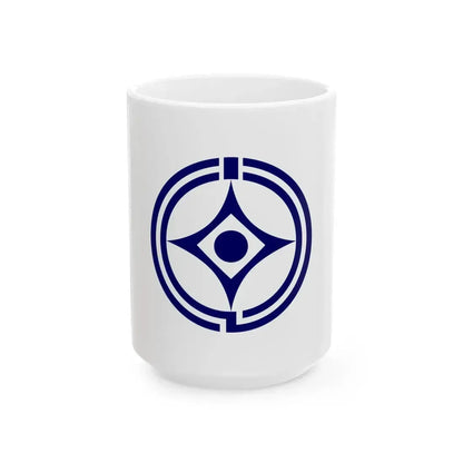 Flag of Tomari Hokkaido (Japan) White Coffee Mug 15oz - Go Mug Yourself