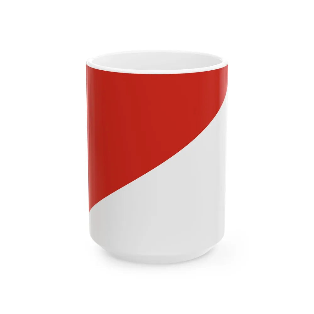 Flag of Tomave Bolivia (Bolivia) White Coffee Mug 15oz - Go Mug Yourself