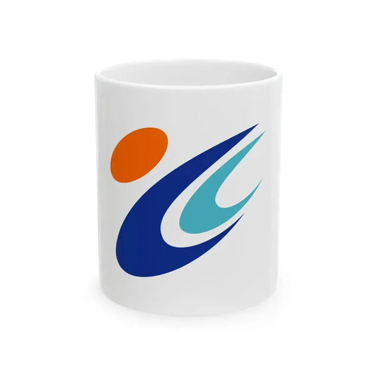Flag of Tomi Nagano (Japan) White Coffee Mug 11oz - Go Mug Yourself