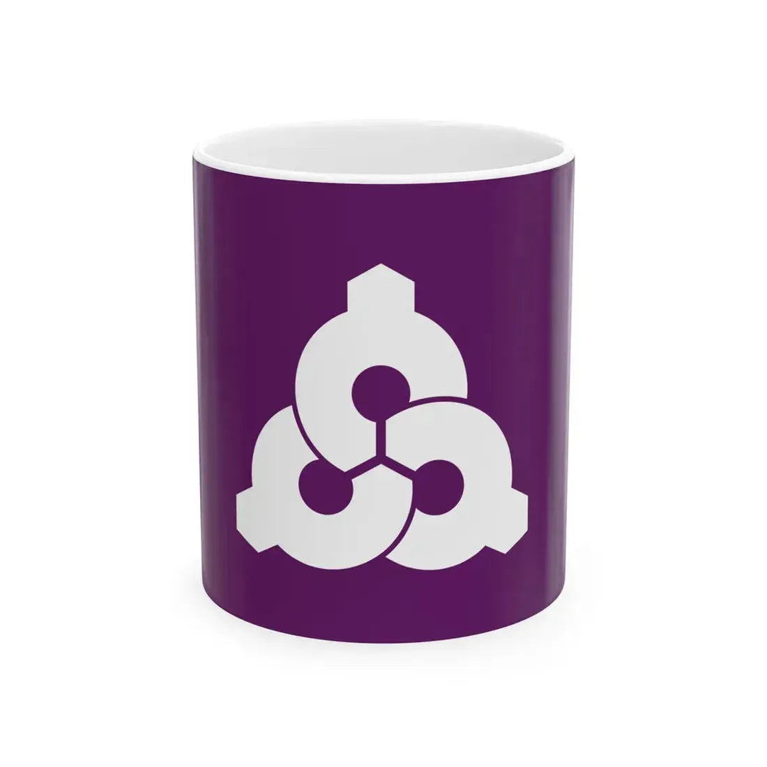 Flag of Tomigusuku Okinawa no text (Japan) White Coffee Mug 11oz - Go Mug Yourself